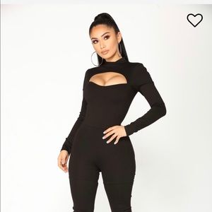 Black Fashion Nova Jumpsuit